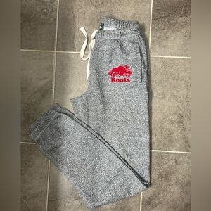 Roots Gray Sweatpants XXS  salt and pepper collection  so comfy for all seasons